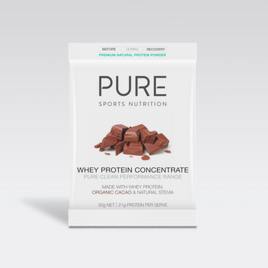PURE WHEY PROTEIN CHOCOLATE 30G SACHET - PURE Sports Nutrition