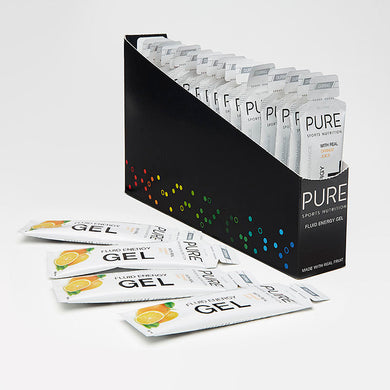 PURE Fluid Energy Gels Box (18 Gels) Batch Tested